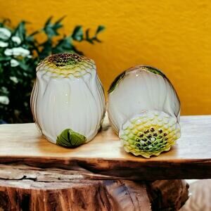 Nantucket home flower salt and pepper shakers